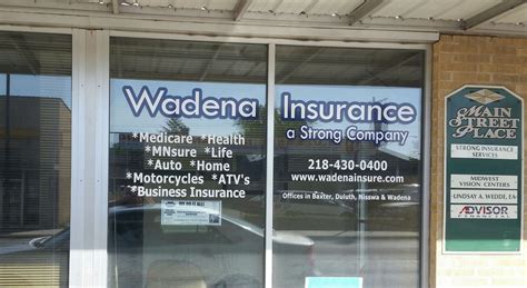 Wadena insurance - Headquartered in Jacksonville, Fla., Main Street America Insurance offers a wide range of commercial and personal insurance, as well as fidelity and surety bond products, to individuals, families and businesses throughout the United States. The company writes more than $1.1 billion in annual premiums exclusively through independent insurance ...